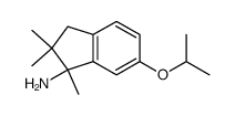 6-isopropoxy-1,2,2-trimethylindan-1-amine结构式