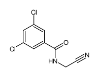 3,5-dichloro-N-(cyanomethyl)benzamide Structure