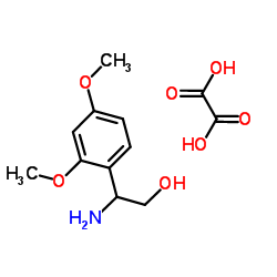 2-Amino-2-(2,4-dimethoxyphenyl)ethanol ethanedioate (1:1)结构式