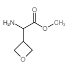 2-((甲氧基羰基)氨基)-2-(氧杂环丁烷-3-基)乙酸结构式