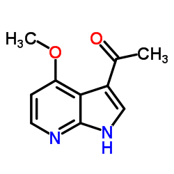 1-(4-Methoxy-1H-pyrrolo[2,3-b]pyridin-3-yl)ethanone structure