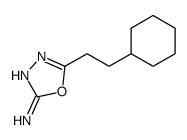 5-(2-cyclohexylethyl)-1,3,4-oxadiazol-2-amine结构式