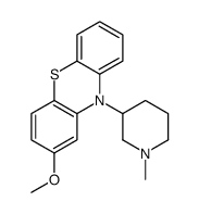 2-methoxy-10-(1-methylpiperidin-3-yl)phenothiazine Structure