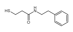 N-phenethyl 3-mercaptopropionamide结构式