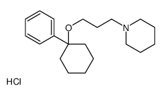 1-[3-(1-phenylcyclohexyl)oxypropyl]piperidine,hydrochloride Structure