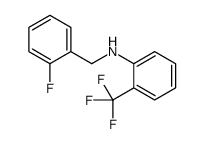 N-(2-Fluorobenzyl)-2-(trifluoromethyl)aniline结构式