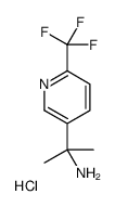 1-Methyl-1-(6-trifluoromethyl-pyridin-3-yl)-ethylamine hydrochloride structure