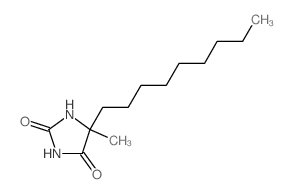 2,4-Imidazolidinedione,5-methyl-5-nonyl- structure