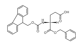 Fmoc-D-Glu benzyl ester结构式