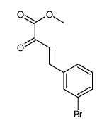 (E)-METHYL 4-(3-BROMOPHENYL)-2-OXOBUT-3-ENOATE Structure