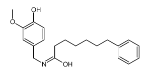 N-[(4-hydroxy-3-methoxyphenyl)methyl]-7-phenylheptanamide Structure
