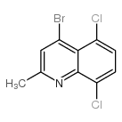 4-Bromo-5,8-dichloro-2-methylquinoline结构式