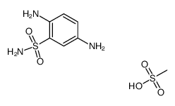 2,5-diamino-benzenesulfonamide methanesulfonate Structure