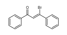 (Z)-3-bromo-1,3-diphenylprop-2-en-1-one结构式