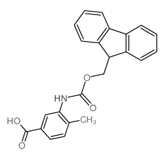 Fmoc-3-Amino-4-Methylbenzoic Acid Structure