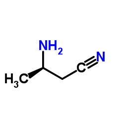 (3R)-3-Aminobutanenitrile Structure