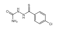 1-p-chlorothiobenzoylsemicarbazide Structure