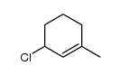 3-chloro-1-methylcyclohex-1-ene结构式