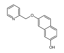 7-(pyridin-2-ylmethoxy)naphthalen-2-ol Structure