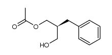 (S)-2-benzyl-3-acetyloxy-1-propanol Structure