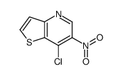 7-Chloro-6-nitrothieno[3,2-b]pyridine structure