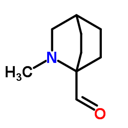 2-Methyl-2-azabicyclo[2.2.2]octane-1-carbaldehyde Structure