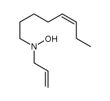 (Z)-N-allyl-N-(oct-5-en-1-yl)hydroxylamine结构式