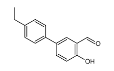 5-(4-ethylphenyl)-2-hydroxybenzaldehyde Structure