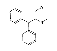 2-(dimethylamino)-3,3-diphenylpropan-1-ol结构式