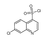 7-chloro-4-quinolinesulfonyl chloride Structure