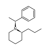 (S)-1-((S)-1-phenylethyl)-2-propylpiperidine结构式