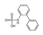 (2-phenylphenyl)sulfamic acid Structure