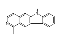 1,5,11-trimethyl-6H-pyrido[4,3-b]carbazole结构式