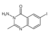3-amino-6-iodo-2-methylquinazolin-4-one结构式