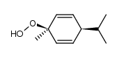 4β-p-mentha-2,5-dien-1β-yl-hydroperoxide Structure