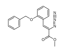 methyl 2-azido-3-(2-(benzyloxy)phenyl)acrylate Structure