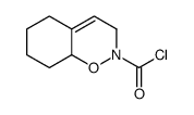 2H-1,2-Benzoxazine-2-carbonyl chloride, 3,5,6,7,8,8a-hexahydro- (9CI)结构式