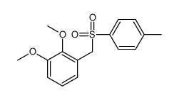 1,2-dimethoxy-3-[(4-methylphenyl)sulfonylmethyl]benzene结构式