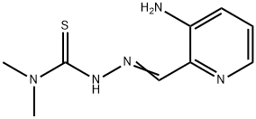 2-[(3-Amino-2-pyridinyl)methylene]-N,N-dimethyl-hydrazinecarbothioamide Structure