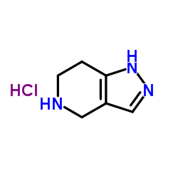 4,5,6,7-四氢-1H-吡唑并[4,3-c]吡啶盐酸盐结构式