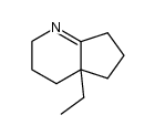 (+/-)-4a-ethyl-3,4,4a,5,6,7-hexahydro-2H-1-pyrindine结构式