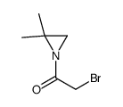 Aziridine, 1-(bromoacetyl)-2,2-dimethyl- (9CI) structure