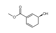 (-)-Methyl 3-hydroxy-1,5-cyclohexadiene-1-carboxylate Structure