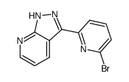 3-(6-bromopyridin-2-yl)-1H-pyrazolo[3,4-b]pyridine结构式