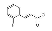 (E)-3-(2-FLUORO-PHENYL)-ACRYLOYL CHLORIDE Structure