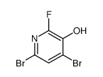 4,6-dibromo-2-fluoropyridin-3-ol Structure