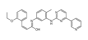(E)-3-(2-ethoxyphenyl)-N-[4-methyl-3-[(4-pyridin-3-ylpyrimidin-2-yl)amino]phenyl]prop-2-enamide结构式