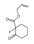 prop-2-enyl 1-fluoro-2-oxocyclohexane-1-carboxylate结构式