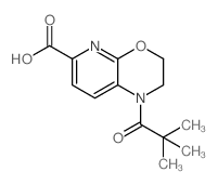 1-Pivaloyl-2,3-dihydro-1H-pyrido[2,3-b][1,4]-oxazine-6-carboxylic acid结构式