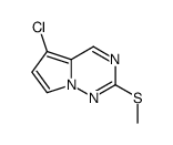 5-chloro-2-methylsulfanylpyrrolo[2,1-f][1,2,4]triazine Structure